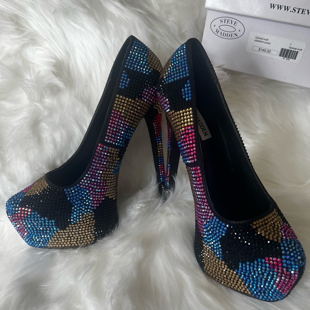Steve Madden Multi Platform Pump BLING
